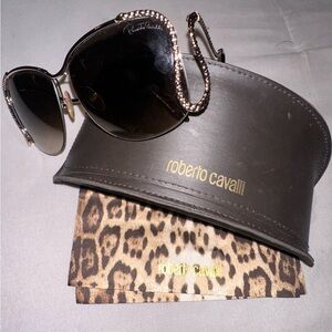 Roberto Cavalli Snake Arm Sunglasses